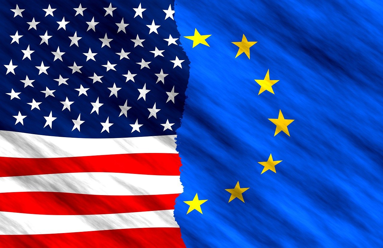 e : Taux de chômage, commerce UE/Etats-Unis et représentation des salariés